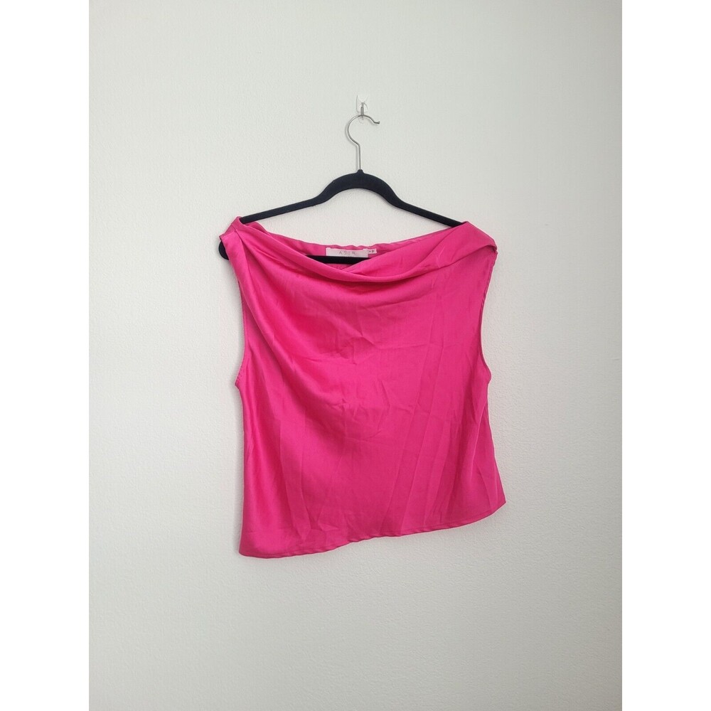 Astr The Label Ceres Satin Fuchsia Off The Should… - image 3